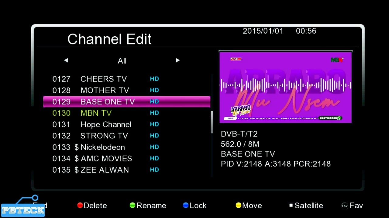 🔵 How To Delete Channels On Master Decoder | Pbteck