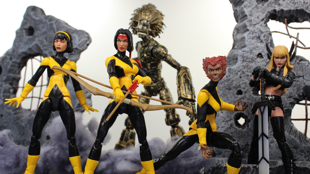 MARVEL LEGENDS X-MEN NEW MUTANTS DANI MOONSTAR WOLFSBANE KARMA (WALGREENS EX) ACTION FIGURE REVIEW