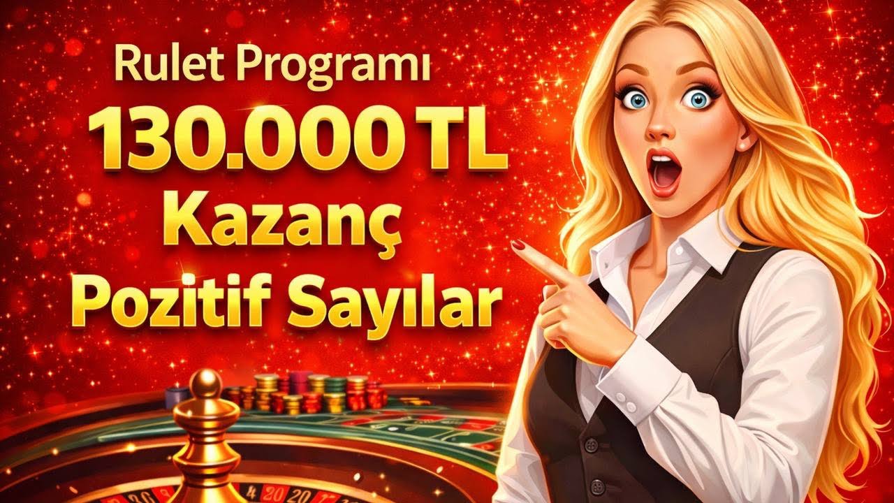 Rulet Programı 130.000 TL Kazanç Pozitif Sayılar 