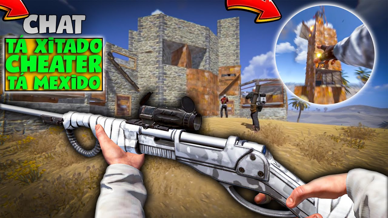 Depois desse vídeo fui chamado de CHEATER NO RUST