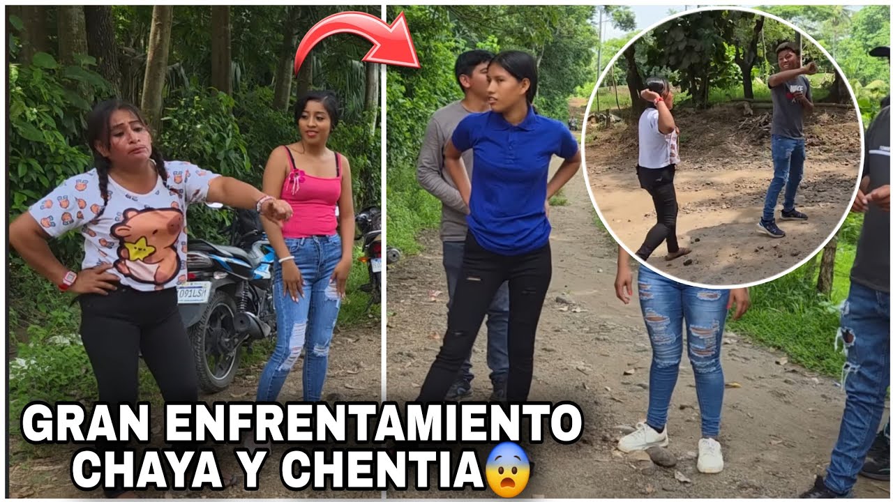 Chaya le paro el caite a Chentia yo si te voy a pegar una buena arrastrad4 le grito!