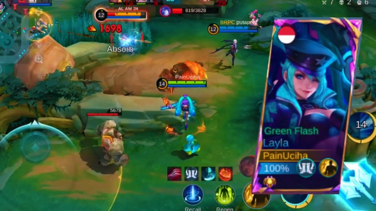 WTF!! DAMAGE LAYLA 1 SHOT BUILD & EMBLEM TERBAIK 2026 (recommended build dan emblem) -MLBB