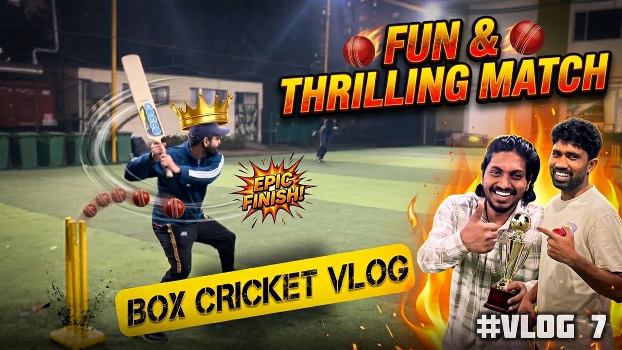 Pahli Ball pe Out ho gaya | Best Box Cricket Vlog | Filmy in Real Vlog