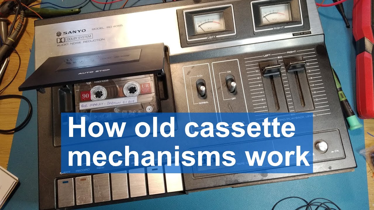 Sanyo RD-4055 Cassette Deck - The mechanical bits