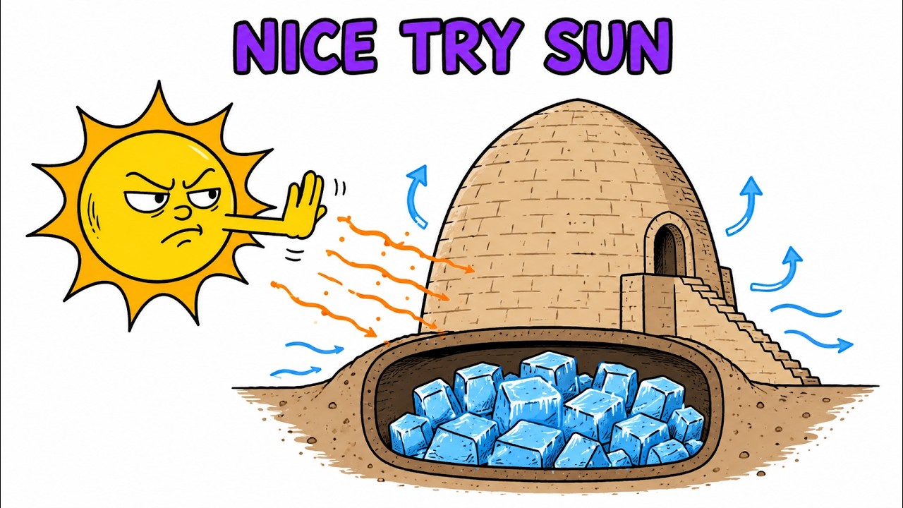 How Ice Survived 50&deg;C Persian Desert Heat 2,000 Years Ago, The Yakhchāl
