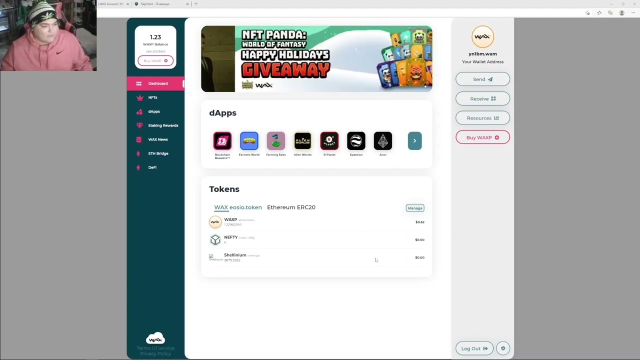 Wax cloud wallet tutorial