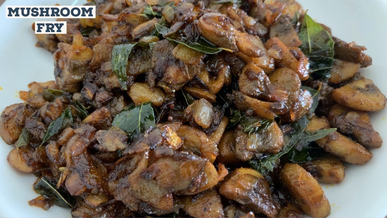 Easy and quick mushroom Fry / Mushroom Roast / Tasty Recipe / anju&rsquo;s world