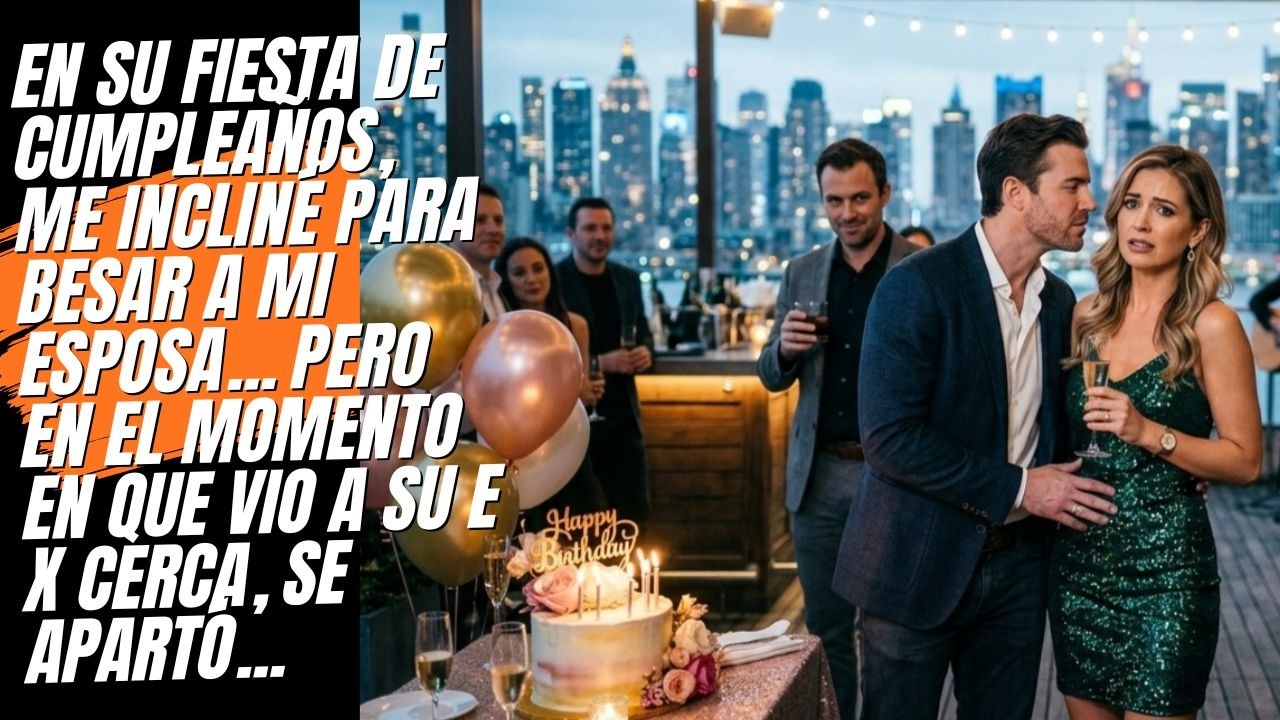 En su fiesta de cumpleaños, un beso expuso una verdad que no estaba preparada para afrontar.