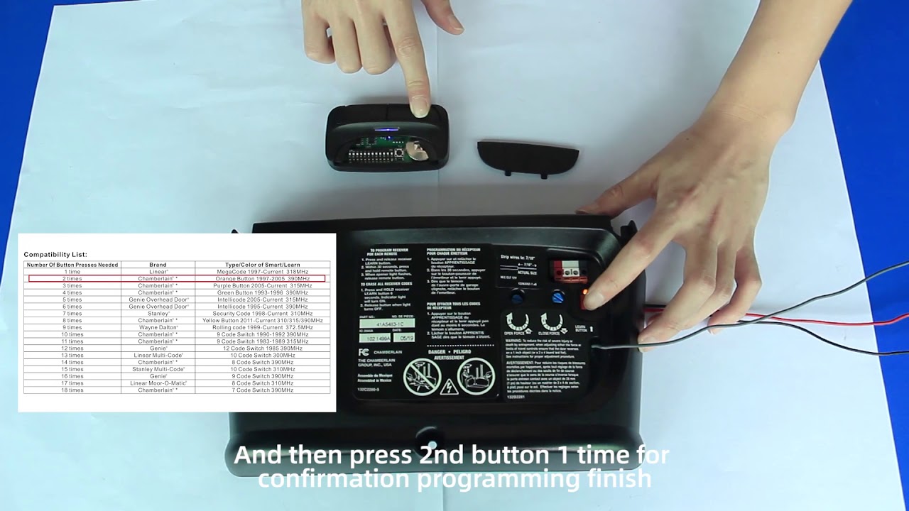 RGR910 Pairing method two