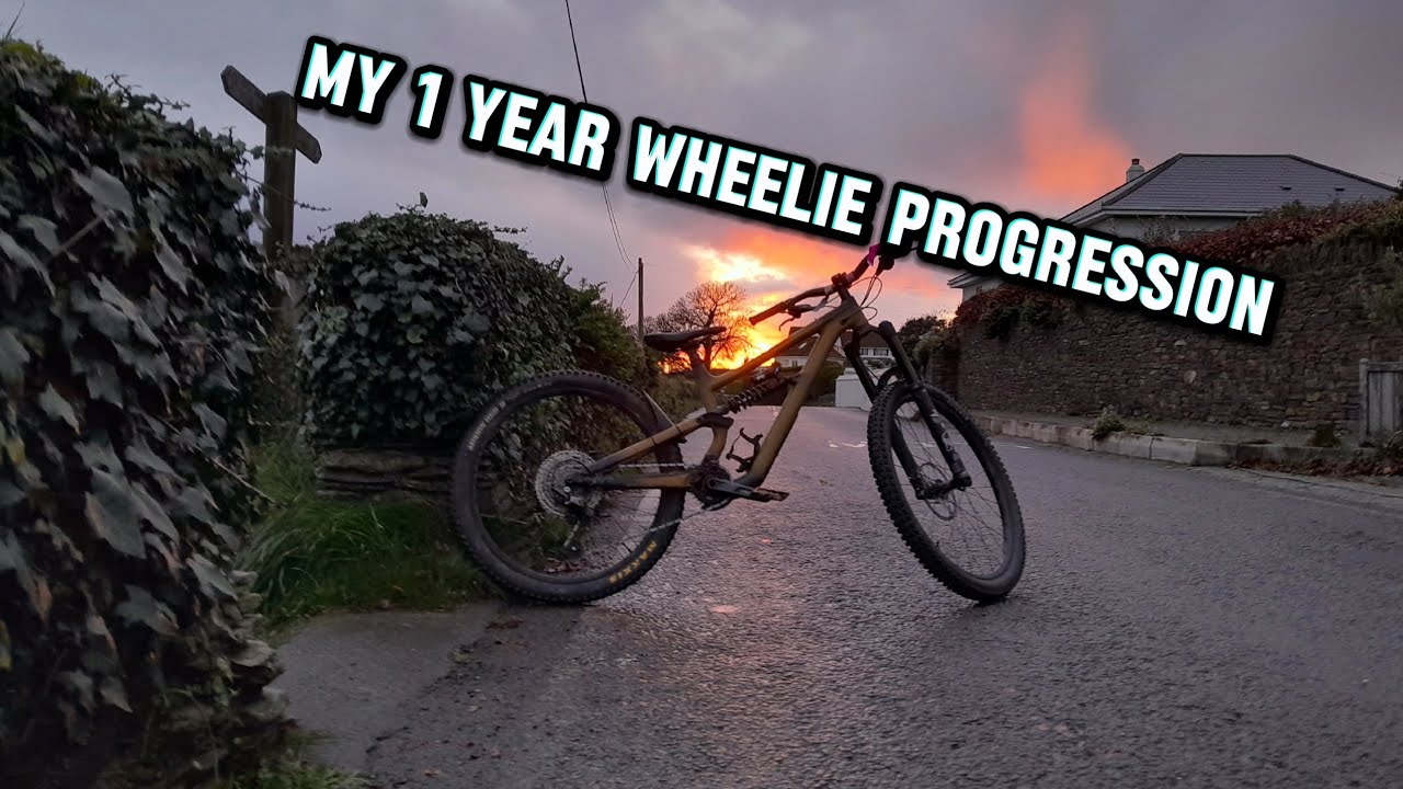 My CRAZY 1 year wheelie progression!