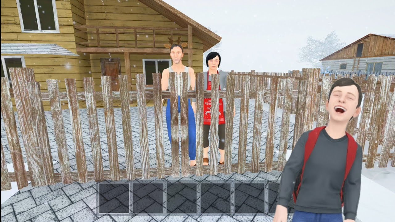 SchoolBoy Runway Stealth - Andrew Locked Galya And Gennady In Neighbour House Full Gameplay 