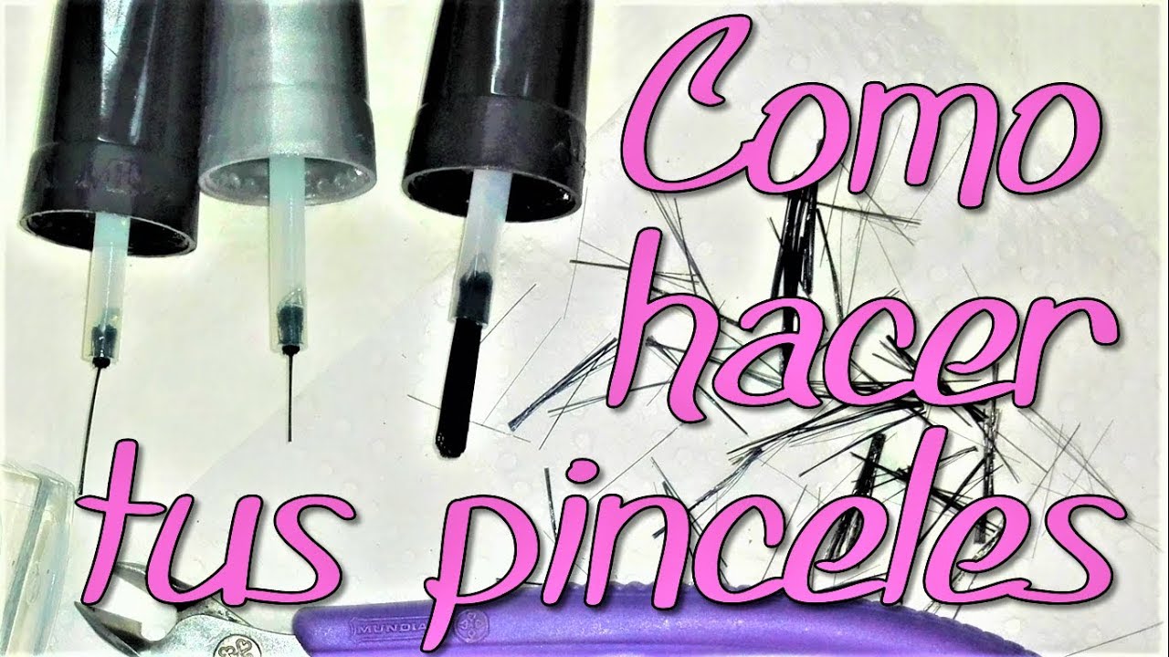 Pinceles para hacer diseños en las uñas - Cómo usar los pinceles para la decoración de uñas
