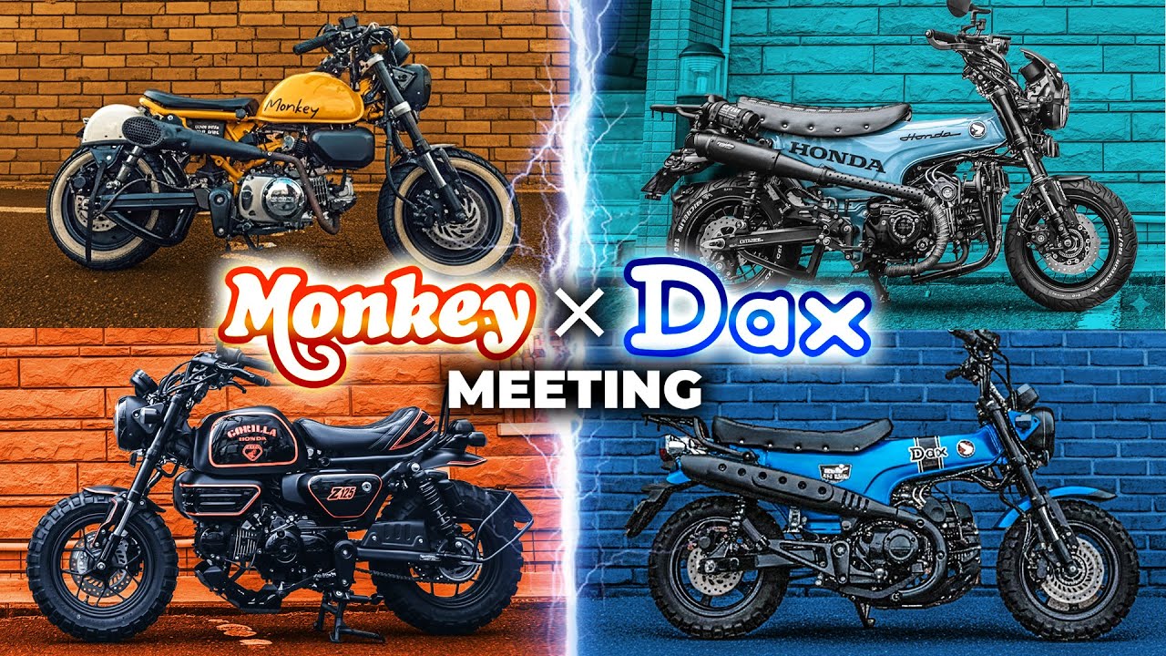 Собрание владельцев Custom Monkey 125 и Dax 125 | Epic Bike Show!