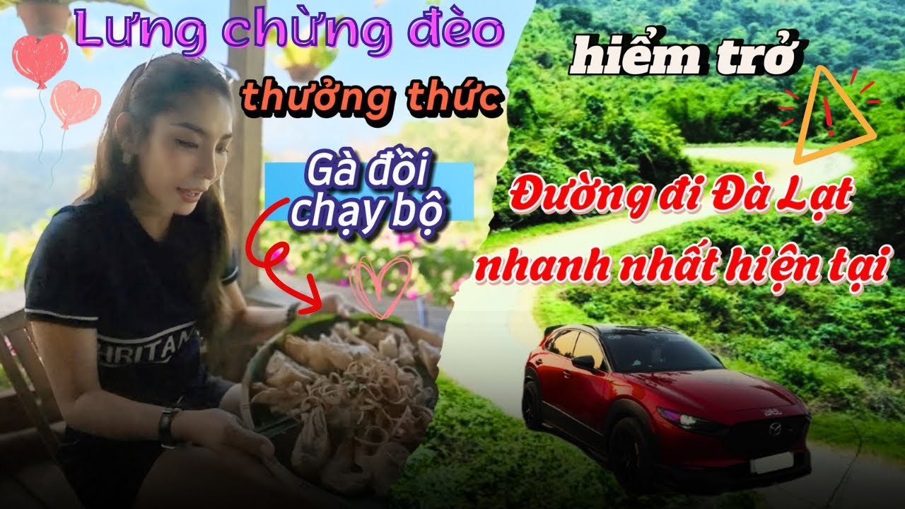 Phần1 : Tphcm-Đà Lạt. Trải nghiệm QL28 đèo Gia Bắc cảnh đẹp, vắng xe , nhiều khúc cua nguy hiểm.
