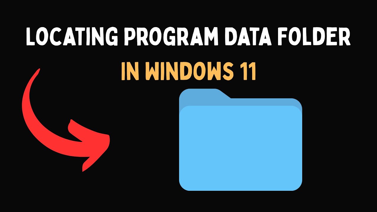 Поиск папки с данными программы в Windows 11