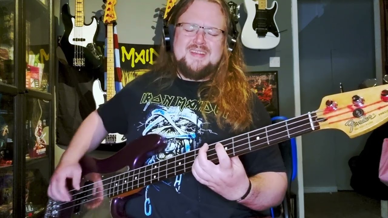 Iron Maiden These Colours Don't Run Totally Wrong and Probably Incorrect One Take Bass Cover of Life