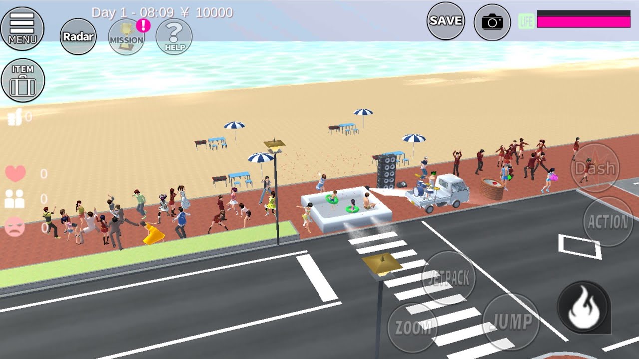 เมืองซากุระในวันสงกรานต์ปี2568 | Eve Channel #sakuraschoolsimulator