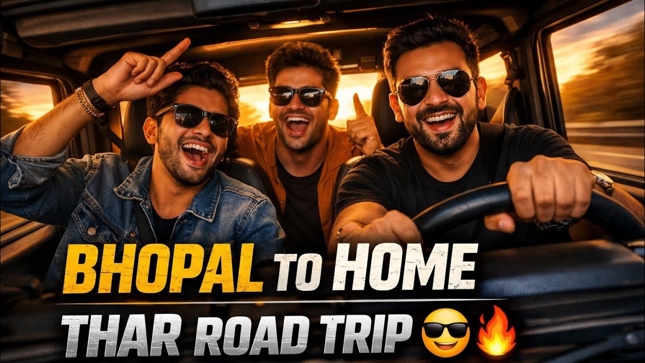Road Trip Ho Toh Aisi 😎🔥 Thar, Dost aur Full Tashan l Bhopal to Home in Thar 