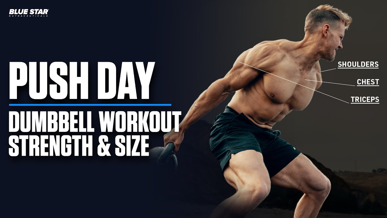 Push Day Muscle Growth: Dumbbell Workout for Strength & Hypertrophy