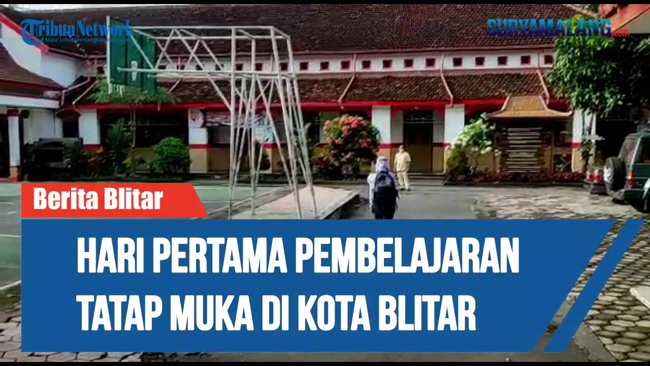 Ikut Pembelajaran Tatap Muka di Kota Blitar, Siswa Baru Senang Bisa Bertemu Teman
