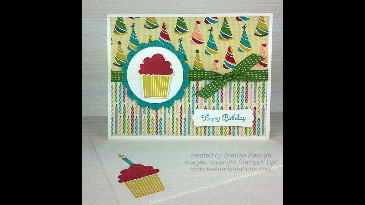 Stampin' Up! Birthday Cupcake Card