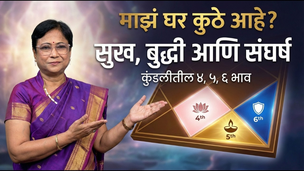 माझं घर कुठे आहे? कुंडलीतील ४, ५ आणि ६ भावनांसह समजून घ्या Happiness, Creativity & Struggle | Astro