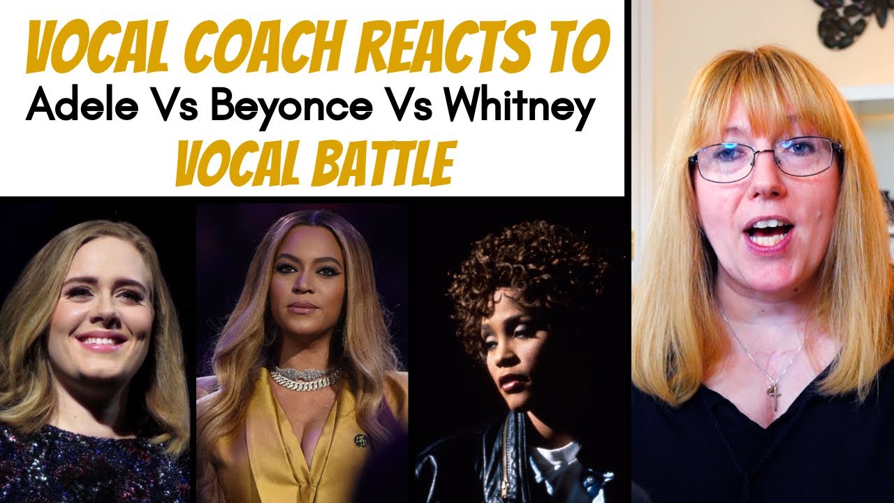 Реакция преподавателя вокала на вокальную битву Адель, Бейонсе и Уитни Хьюстон