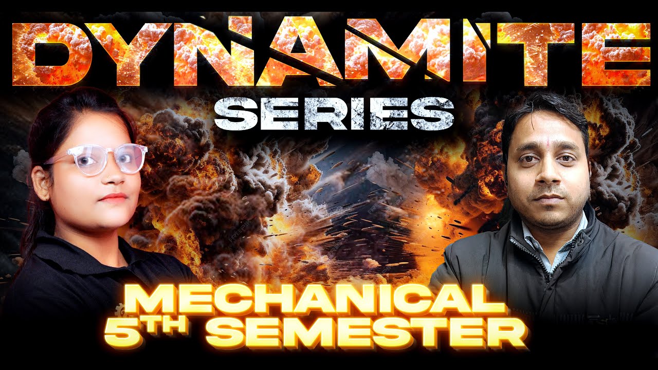DYNAMITE SERIES - MECHANICAL 5TH SEM. | ALL INDIA POLYTECHNIC | AS TECHNIC #astechnic #astechniclive