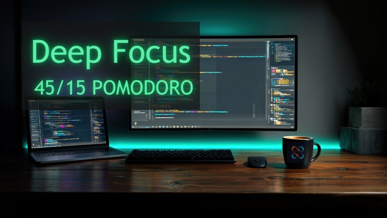3-Hour Pomodoro Focus Session | Coding & Study Flow Music