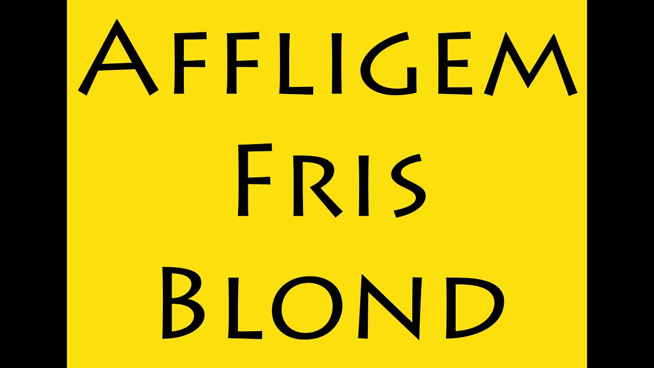 Beer Review №316 Krups Sub - Belgium - Affligem Brouwerij - Affligem Fris Blond