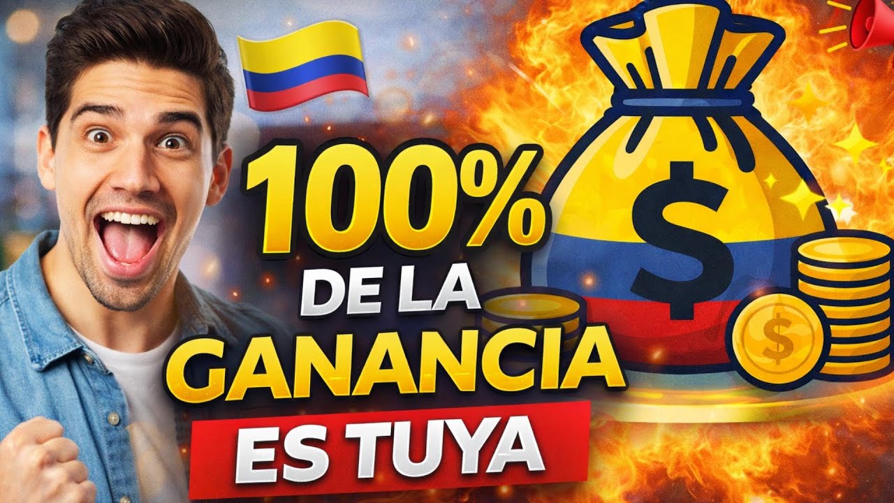 Gana el 100% de tus ventas en Colombia, Sin comisiones ni cobros ocultos!