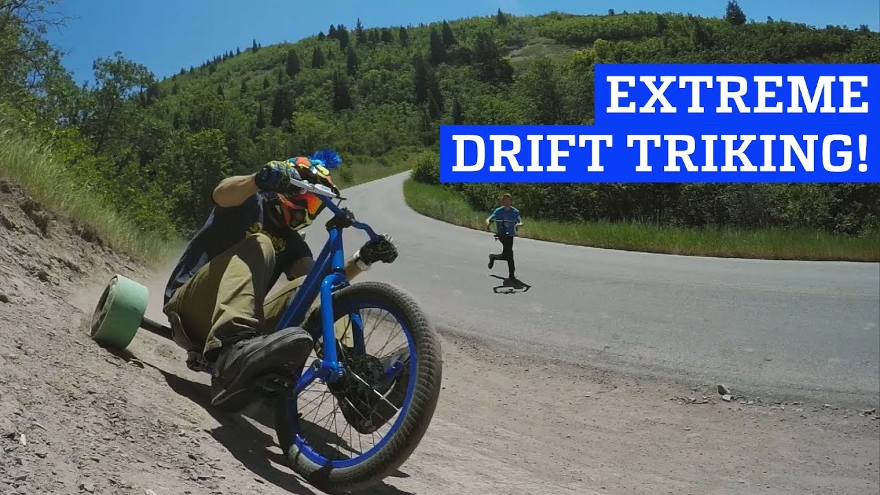 Extreme Downhill Drift Triking!