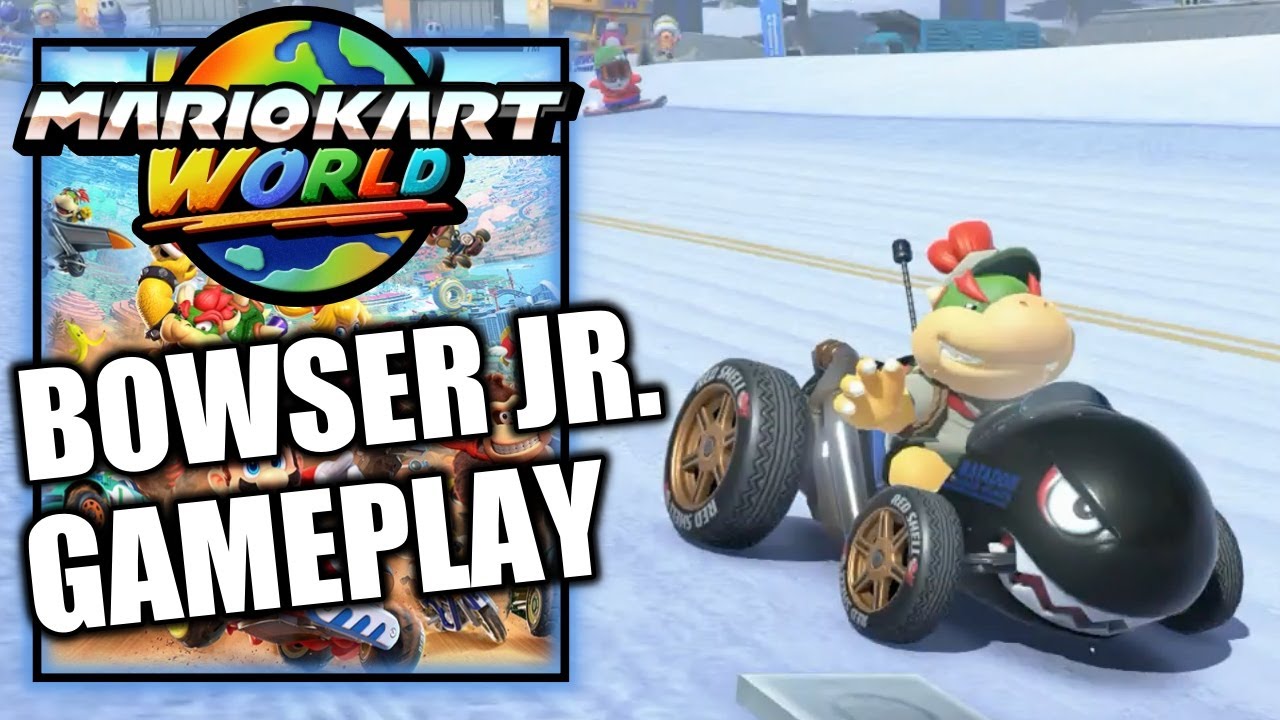 Mario Kart World – Bowser Jr. Gameplay