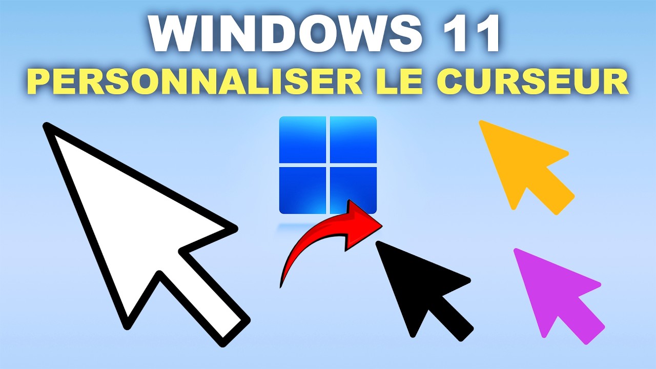 MODIFIER LA COULEUR OU LA TAILLE DU CURSEUR DE LA SOURIS FACILEMENT SANS LOGICIEL SUR  WINDOWS 11