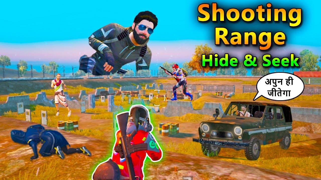 PUBG Hide and Seek in Shooting Range | PUBG Mobile Funny Gameplay | Bollywood Gaming