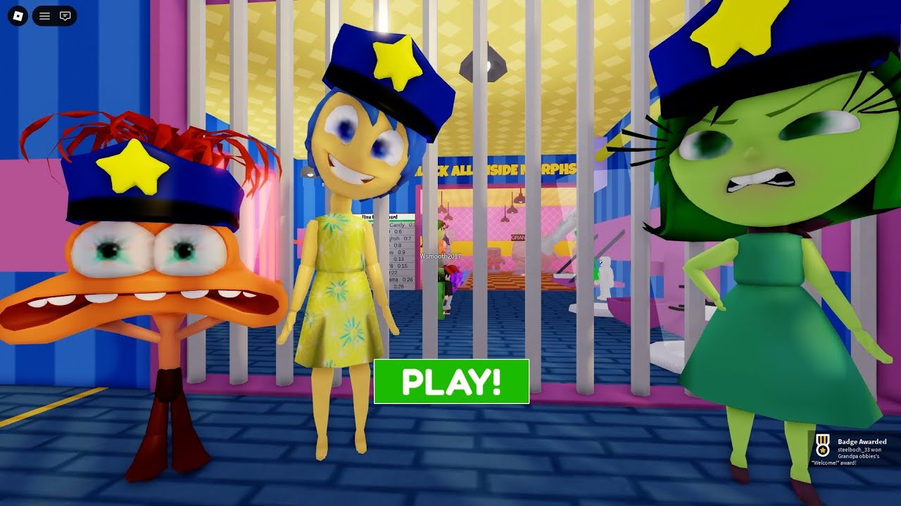Emotion family prison run escape obby | OBBY ROBLOX ||walkthrough no death 4k #roblox #obby