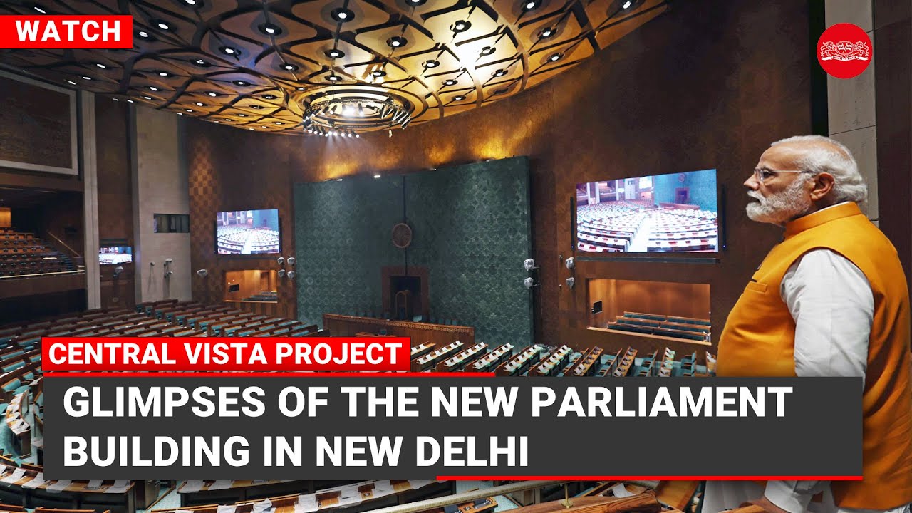 WATCH: Glimpses of the new Parliament building in New Delhi