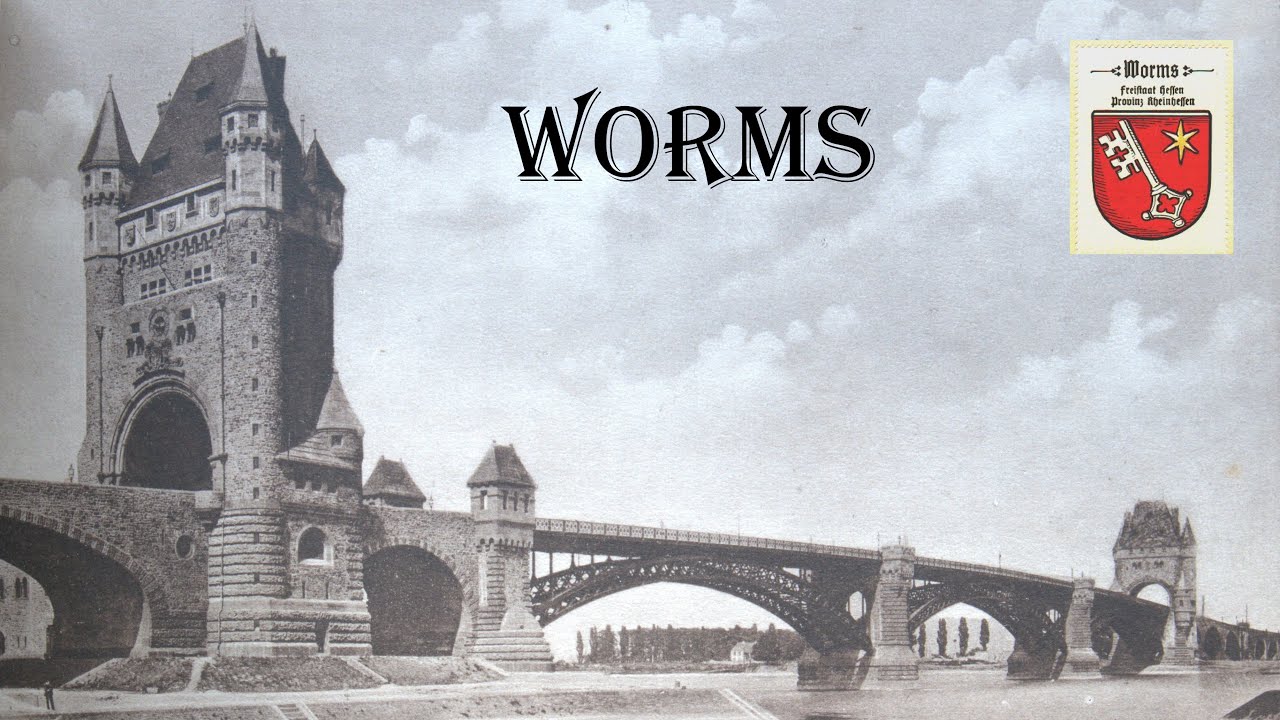 Worms / Вормс - один из старейших городов Германии / Фотоальбом начала XX века