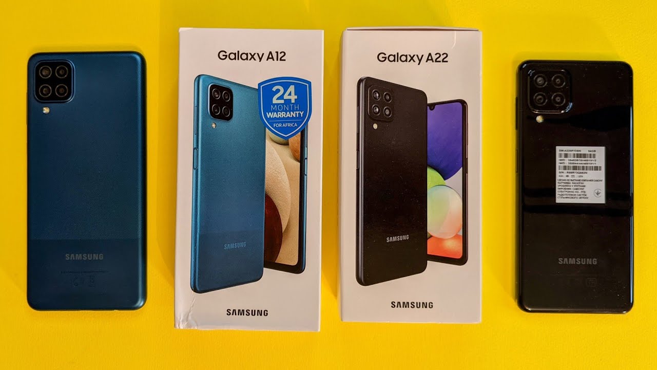 Samsung Galaxy A22 vs Samsung Galaxy A12