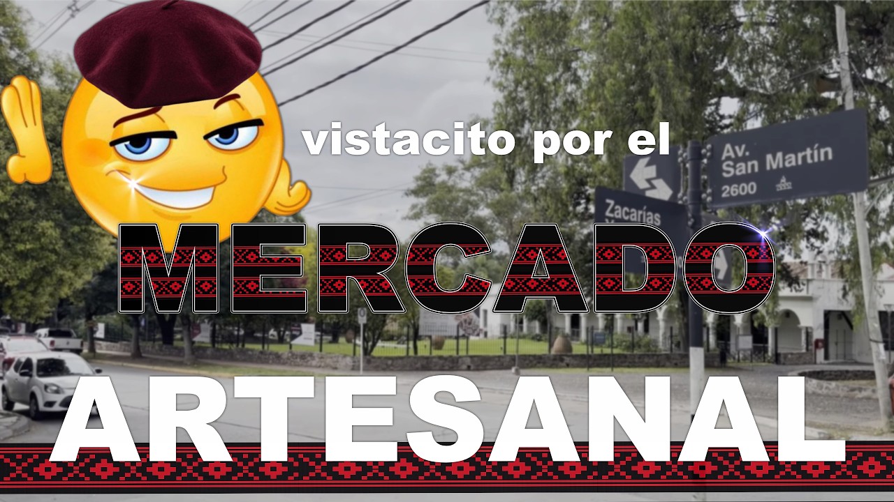 Recorrido por el mercado Artesanal!