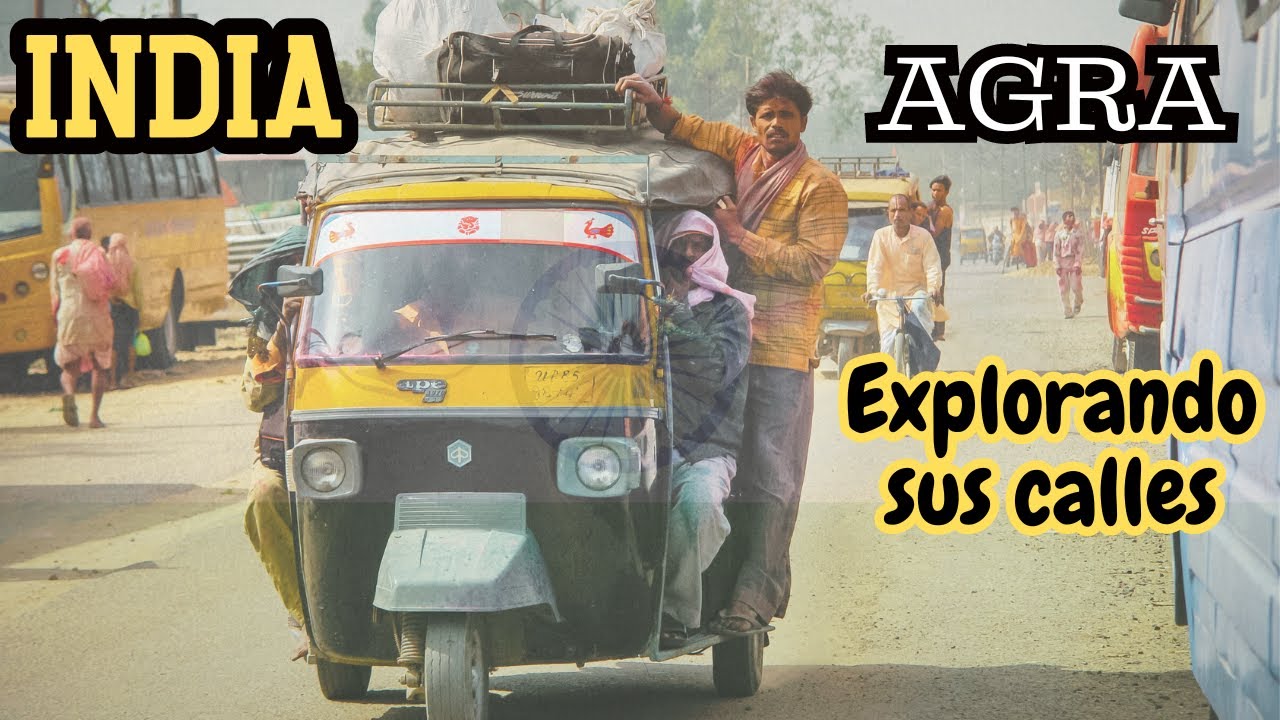 Recorri las CALLES de AGRA en MOTO | ¿Es tan PELIGROSO como dicen?
