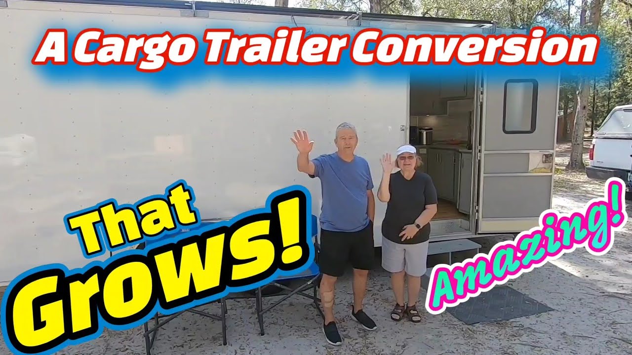 A Unique Approach To Additional Space In This 8 1/2×20 Cargo Trailer Conversion