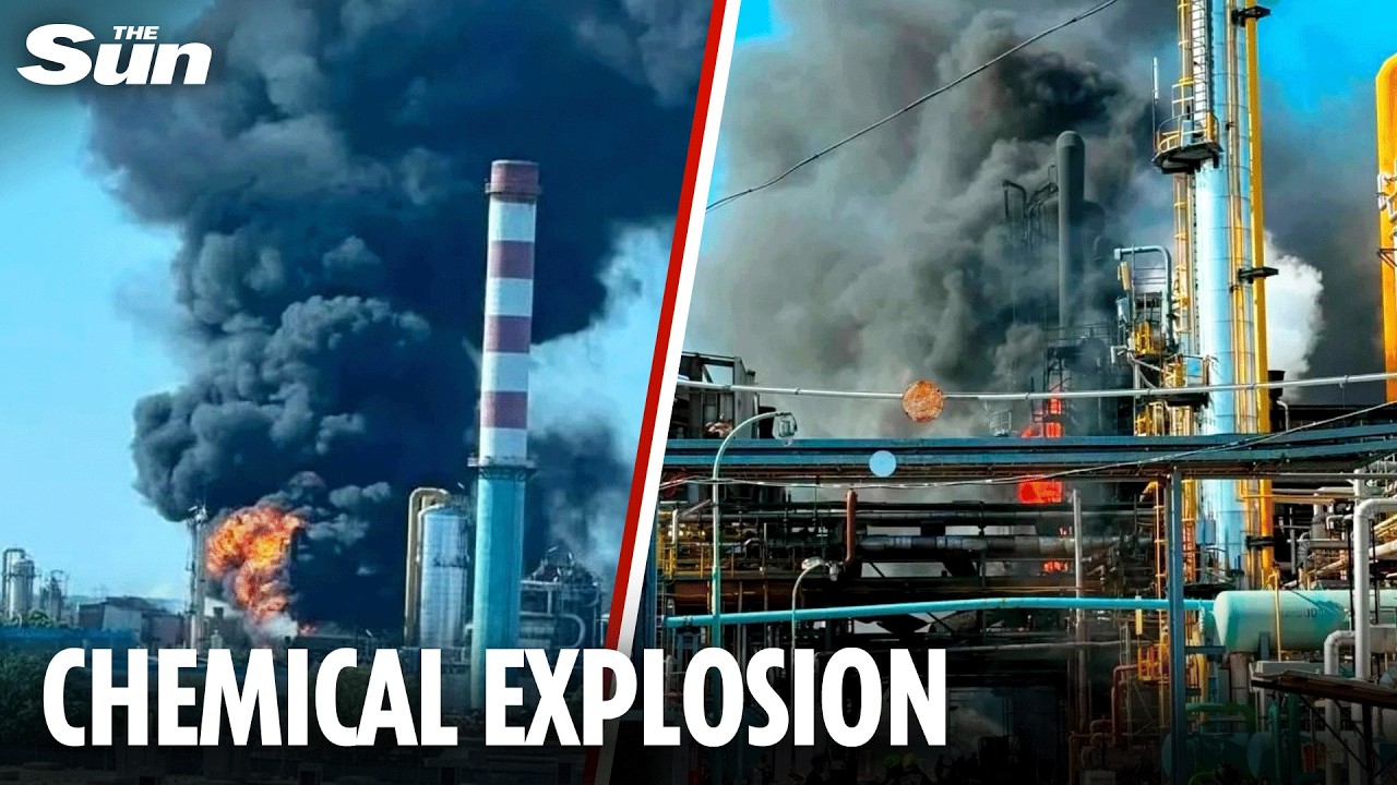 Fatal explosion rocks European petrochemicals factory sparking toxic fire