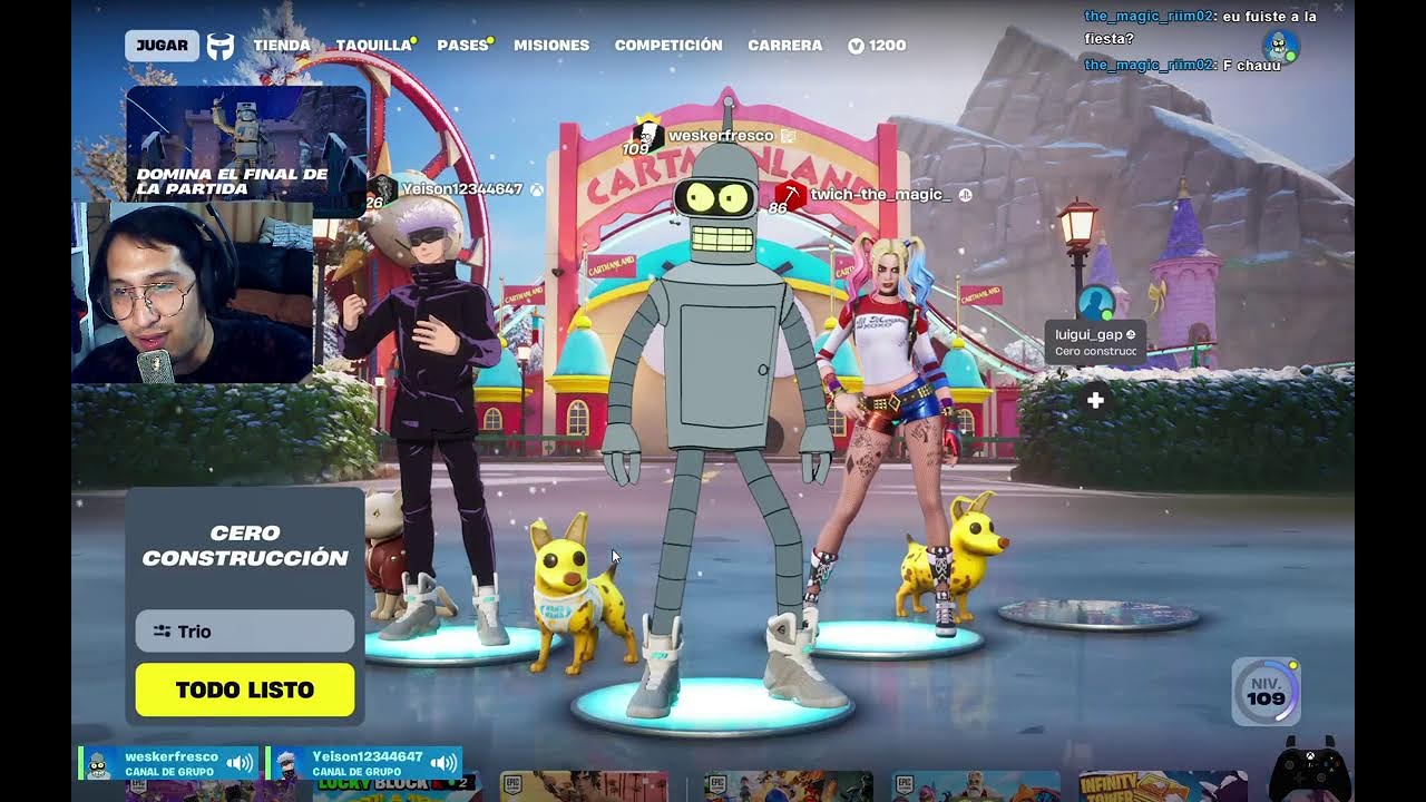 👀🎯 QUÉDATE 5 MIN… TE QUEDAS TODO EL LIVE FORNITE😂