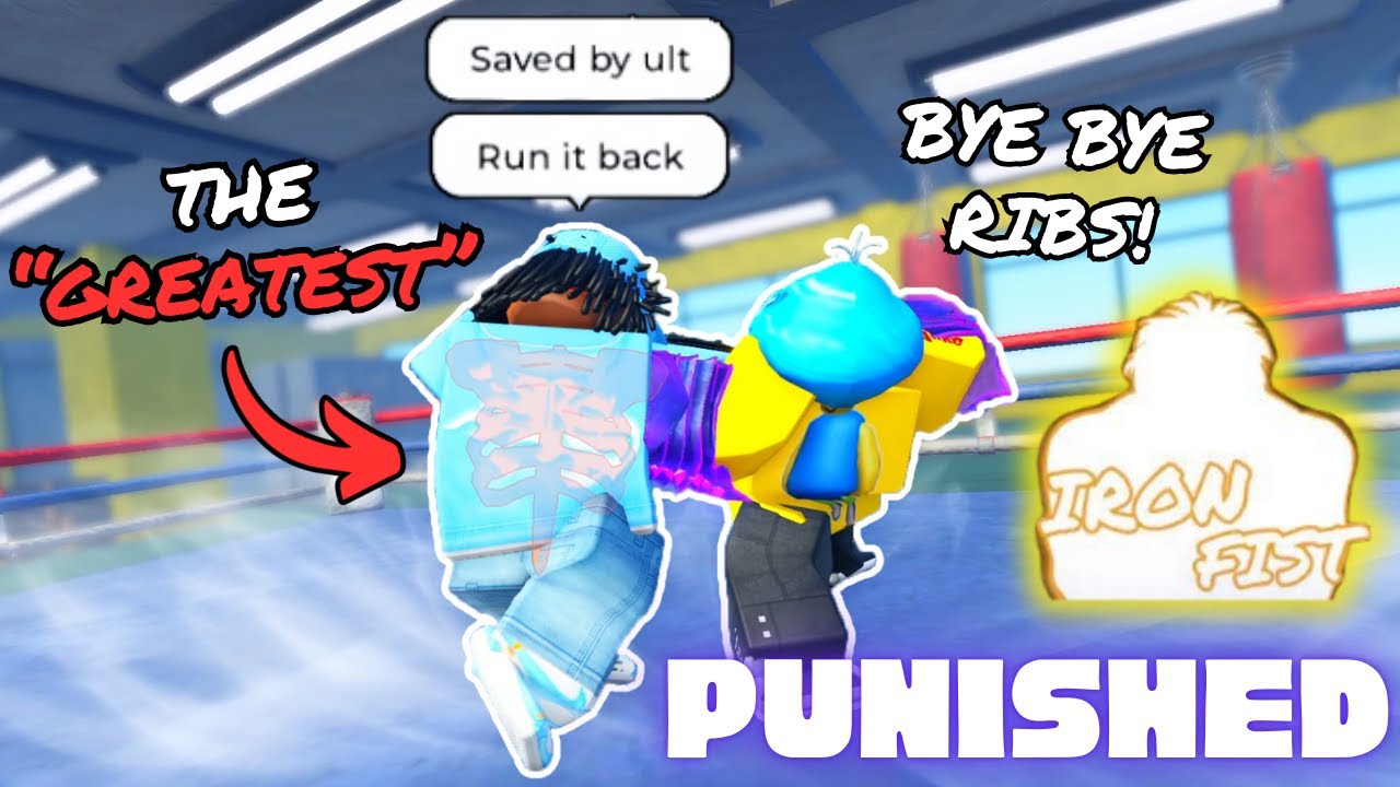 TROLLING a TOXIC PASSIVE "PRO" with IRON FIST STYLE! [Untitled Boxing Game]