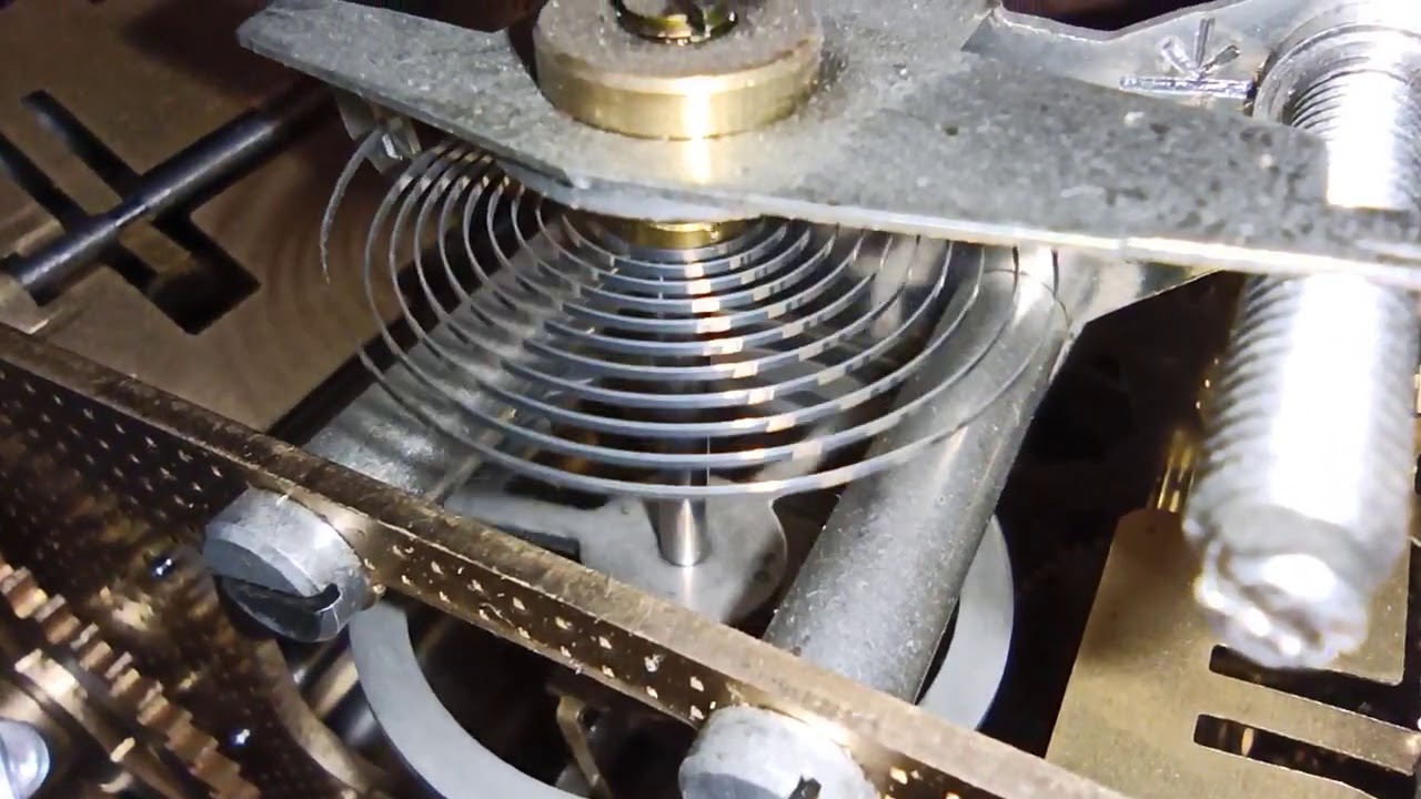 Hermle 340-020 hairspring, balance wheel and escapement