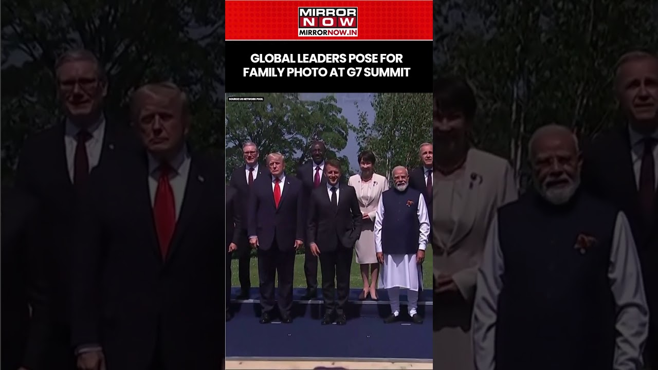 Саммит G7 2026: от премьер-министра Моди до Трампа &mdash; мировые лидеры позируют для &laquo;знакового&raquo; обще...