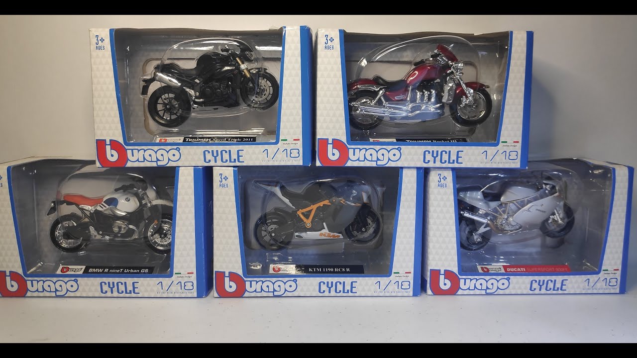 1/18 BURAGO MOTORCYCLE