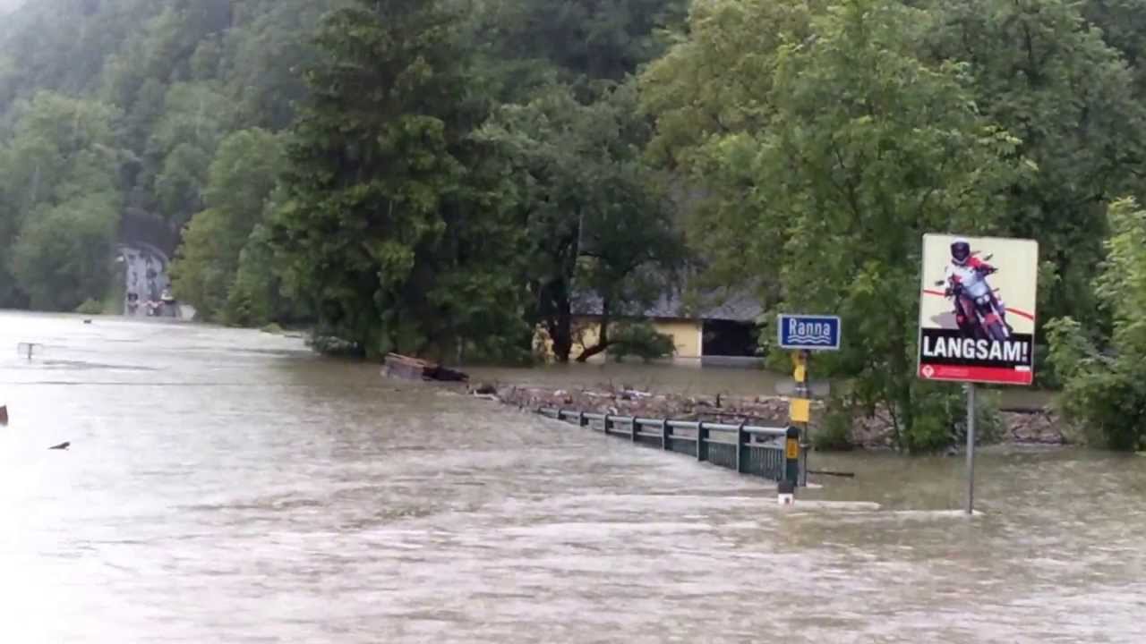 &Uuml;berflutung in Niederranna Ober&ouml;sterreich 3.6.2013