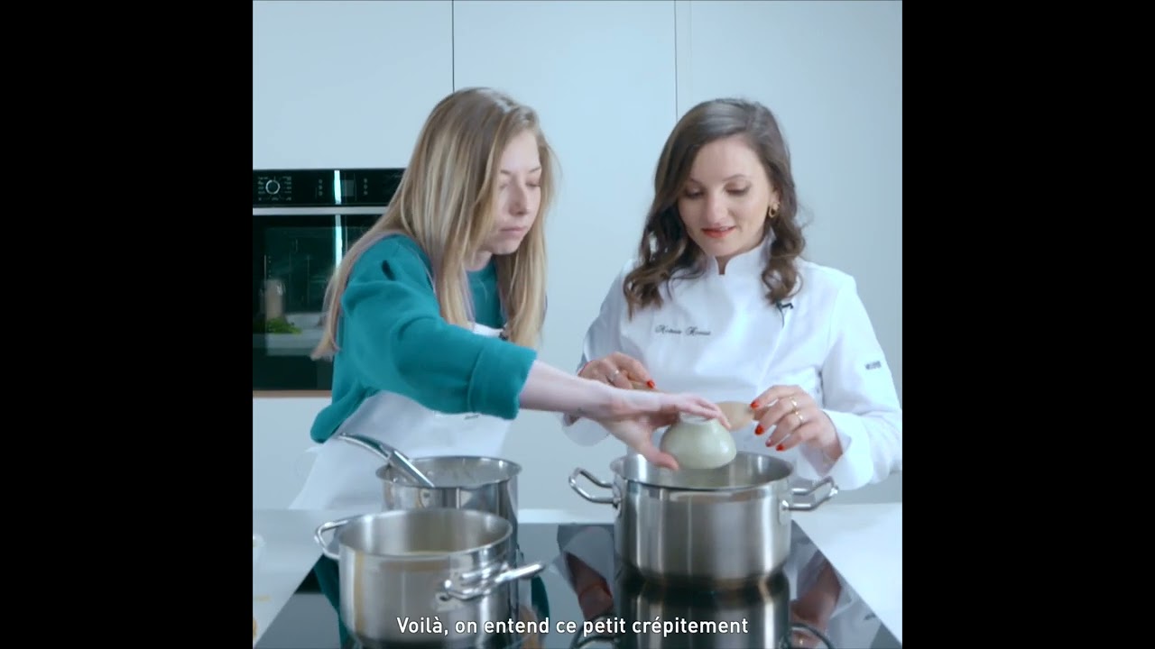 Risotto de riz de camargue aux girolles - Un chef en cuisine Noëmie Honiat avec Louandcompany